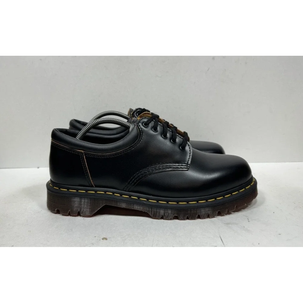 Dr. Martens 8053 Black Leather Oxford Shoes Men's Size 11 AirWair 5 Eye